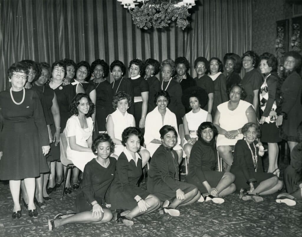 Photo of sorority members
