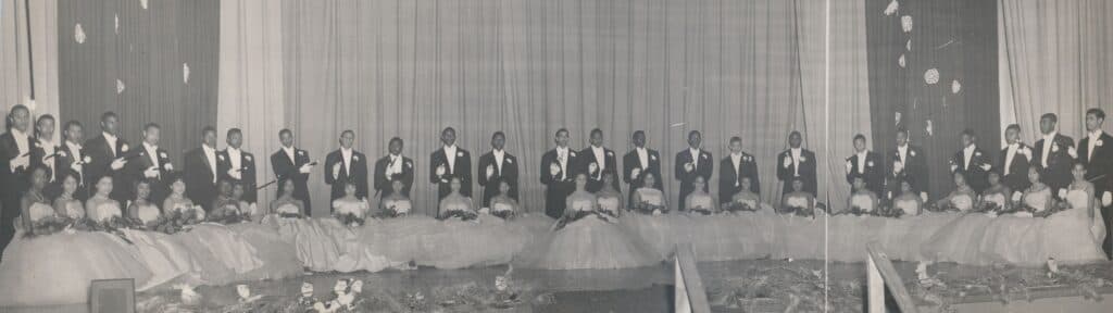Photo from Clark Photography Studio of a debutante ball