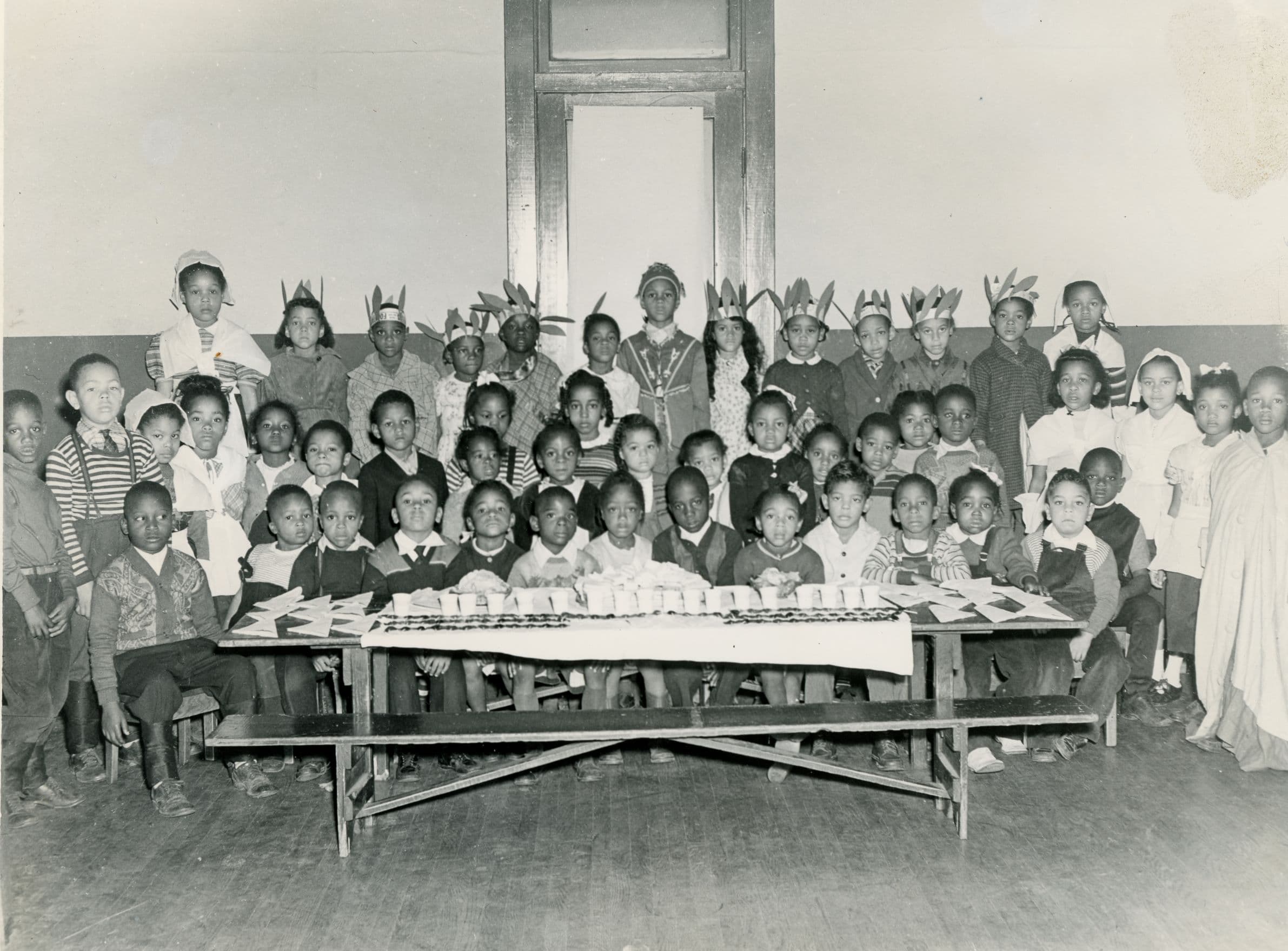 A large class poses for a picture